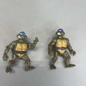 Playmates Teenage Mutant Ninja Turtles Mini Figure Donatello Leonardo Viacom
